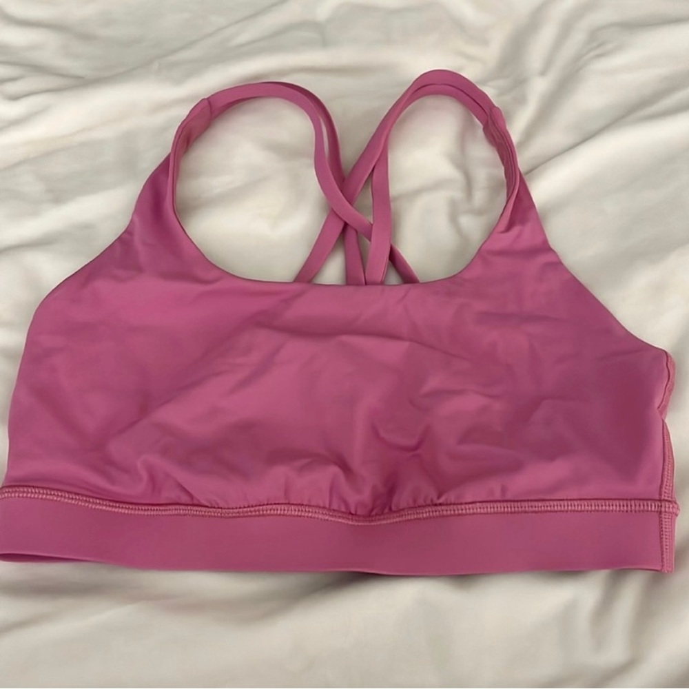 Lululemon Pink blossom sports bra, size 6